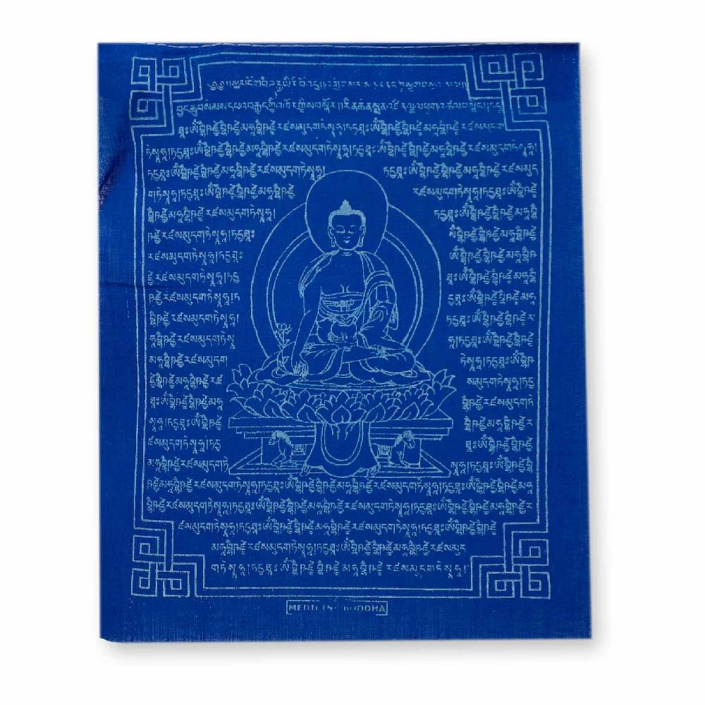 Kunst Und Magie Tibetische Gebetsfahnen Medizin Buddha Mantras Bunt Medium Ca 220cm Tibet