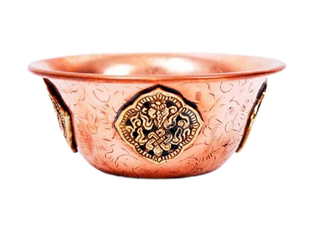 Kunst Und Magie Tibetisches Räuchergefäß Opferschale Butterlampe Handarbeit Dipa m