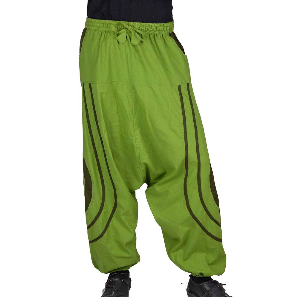 Kunst Und Magie Unisex Psy Baggy Pants Hippie Hose Goa Baumwoll Cargo Haremshose OM