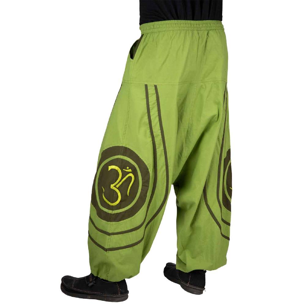 Kunst Und Magie Unisex Psy Baggy Pants Hippie Hose Goa Baumwoll Cargo Haremshose OM