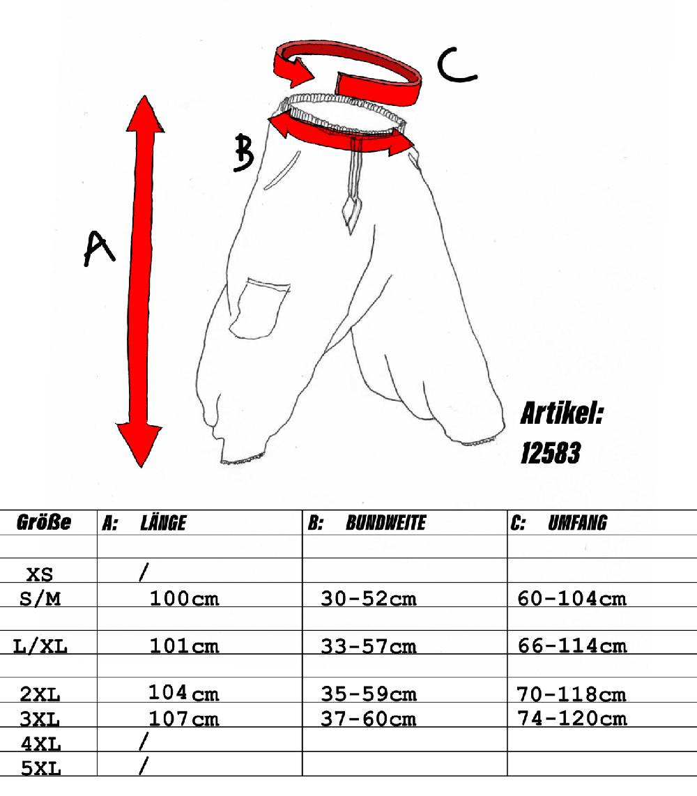 Kunst Und Magie Unisex Psy Baggy Pants Hippie Hose Goa Baumwoll Cargo Haremshose OM