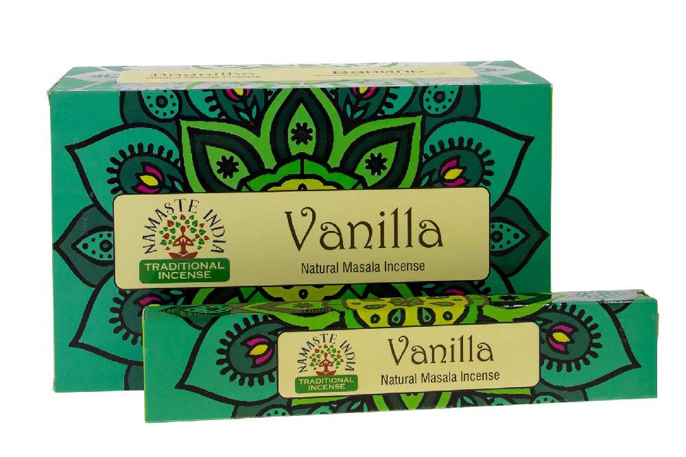 Kunst Und Magie Vanilla Vanille Räucherstäbchen Namaste India