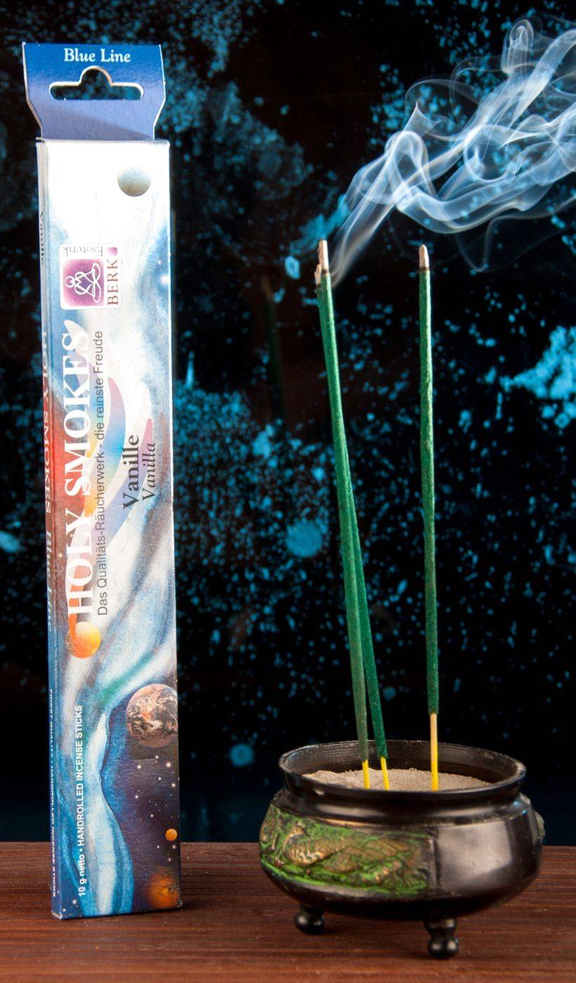 Kunst Und Magie Vanille - Blue Line Holy Smokes Räucherstäbchen