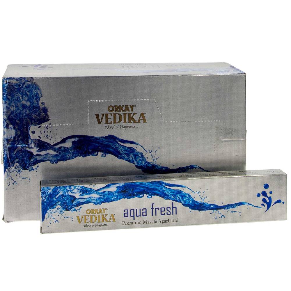 Kunst Und Magie Vedika Auqa Fresh Premium Masala Agarbatti Räucherstäbchen Von Orkay