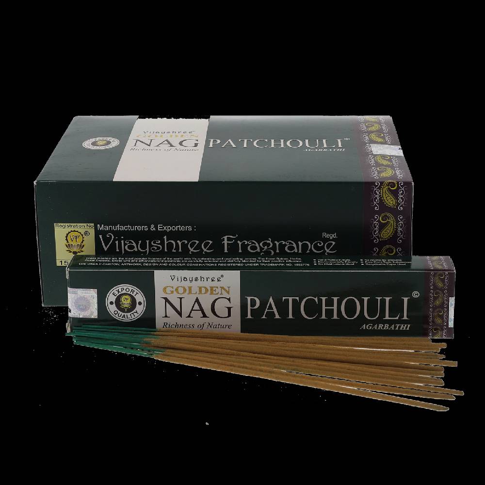 Kunst Und Magie Vijashree Golden Nag Patchouli Räucherstäbchen