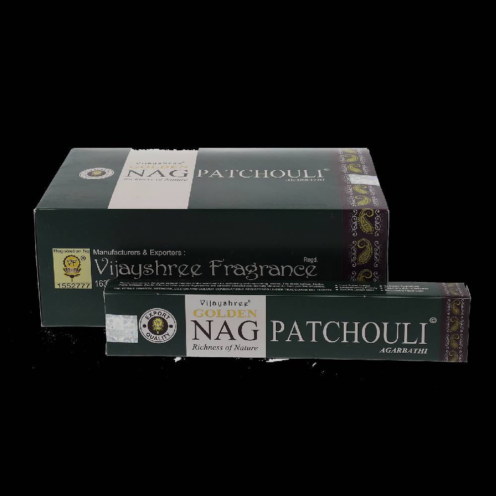 Kunst Und Magie Vijashree Golden Nag Patchouli Räucherstäbchen