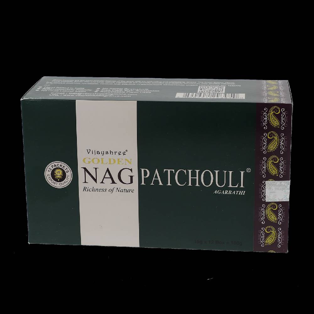 Kunst Und Magie Vijashree Golden Nag Patchouli Räucherstäbchen