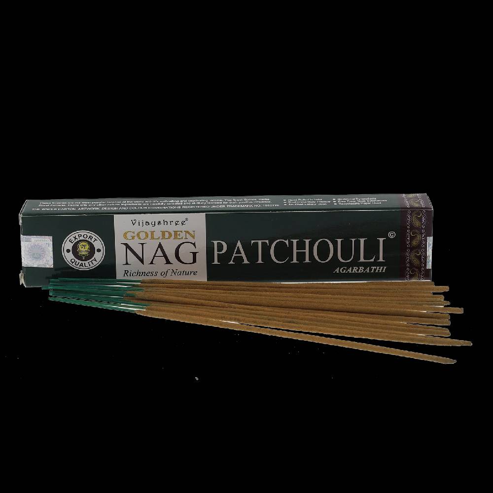 Kunst Und Magie Vijashree Golden Nag Patchouli Räucherstäbchen