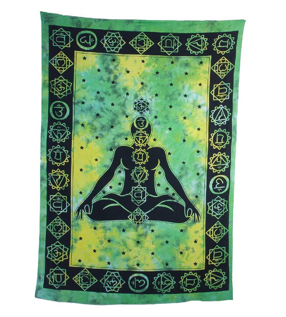 Kunst Und Magie Wandbehang Dekotuch Meditation Chakra Buddha Ca. 195 Cm X 135 Cm Von Kunst Und Magie