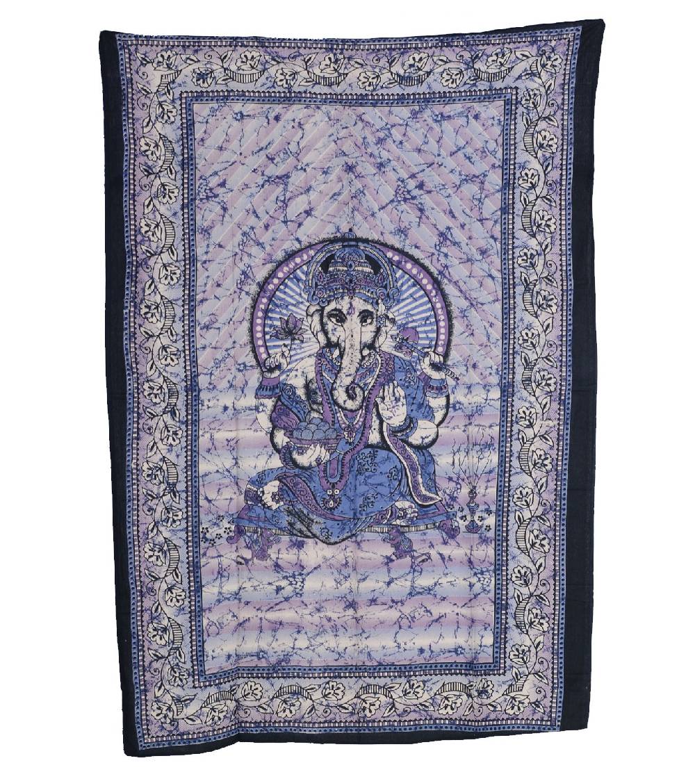 Kunst Und Magie Wandbehang Ganesha Tischdecke Goa Tuch Indien Ca.130 X 200 Cm