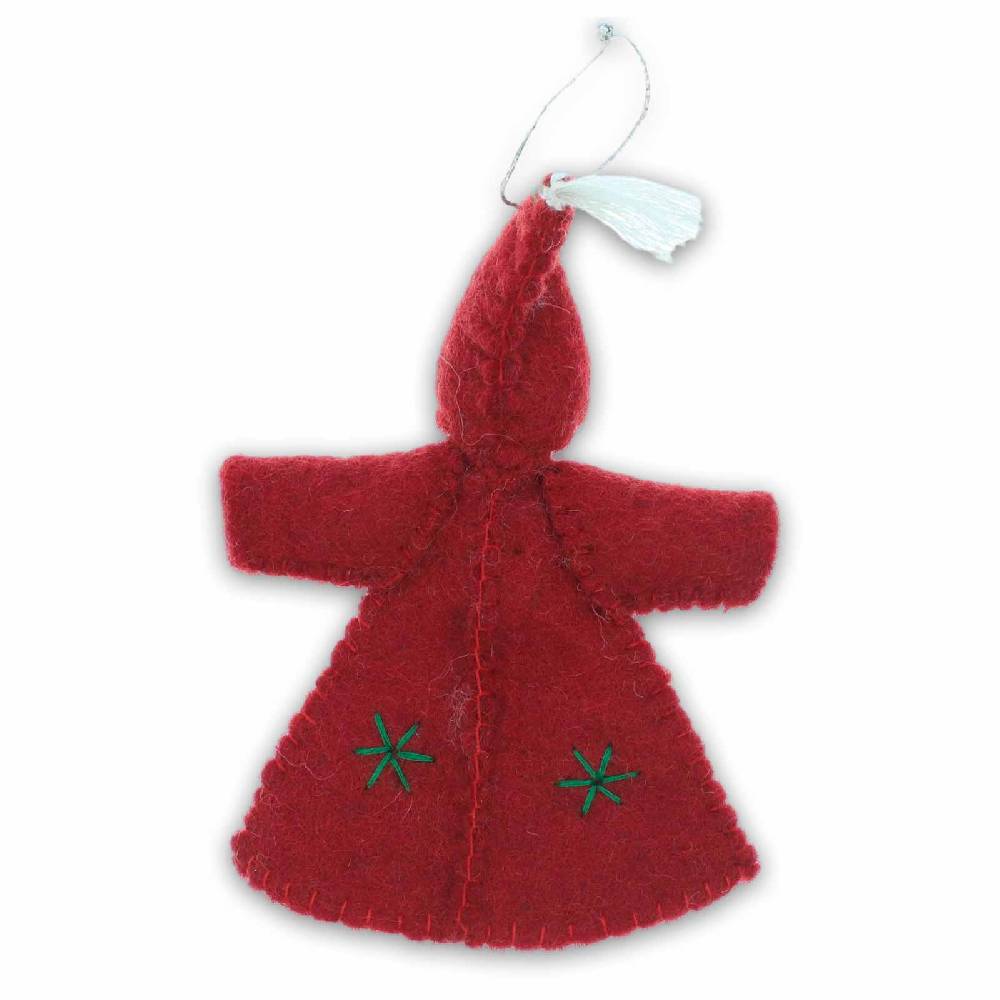 Kunst Und Magie Weihnachtsmann Aus Filz Christbaumschmuck Fensterdeko Fair 16cm