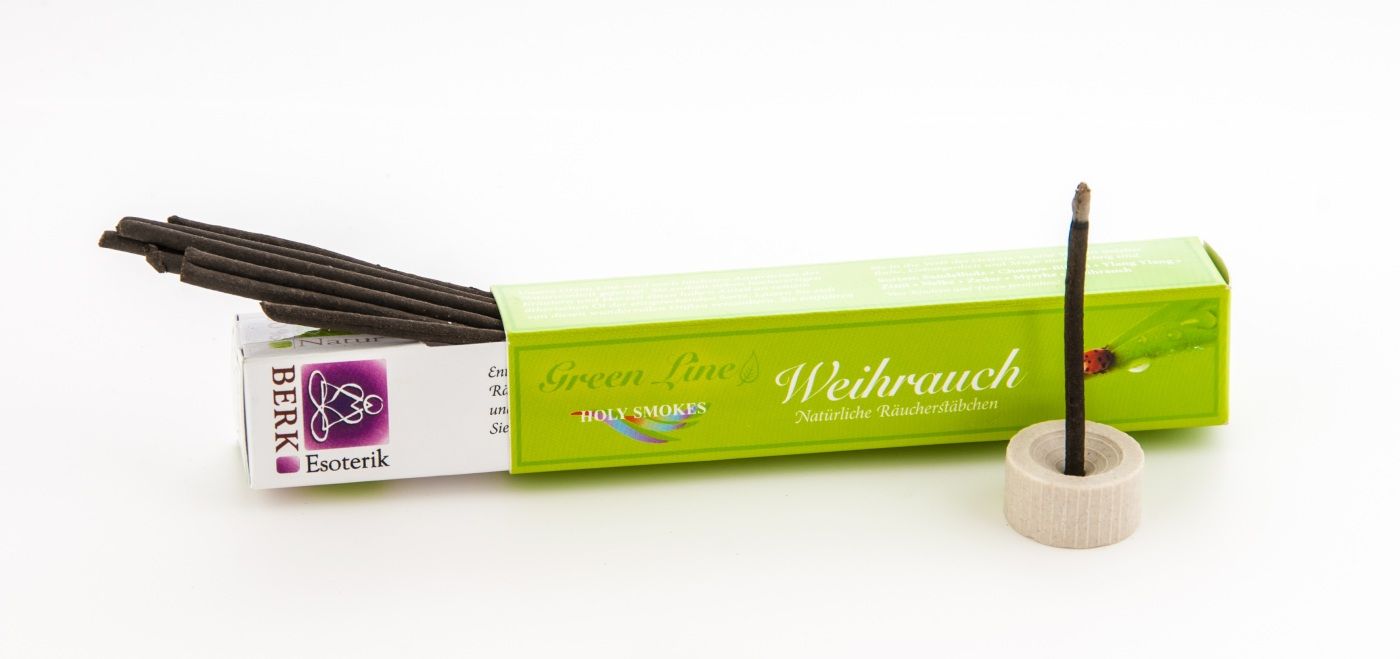 Kunst Und Magie Weihrauch Räucherstäbchen Green Line 10 g Holy Smokes Naturreine Duftstäbchen