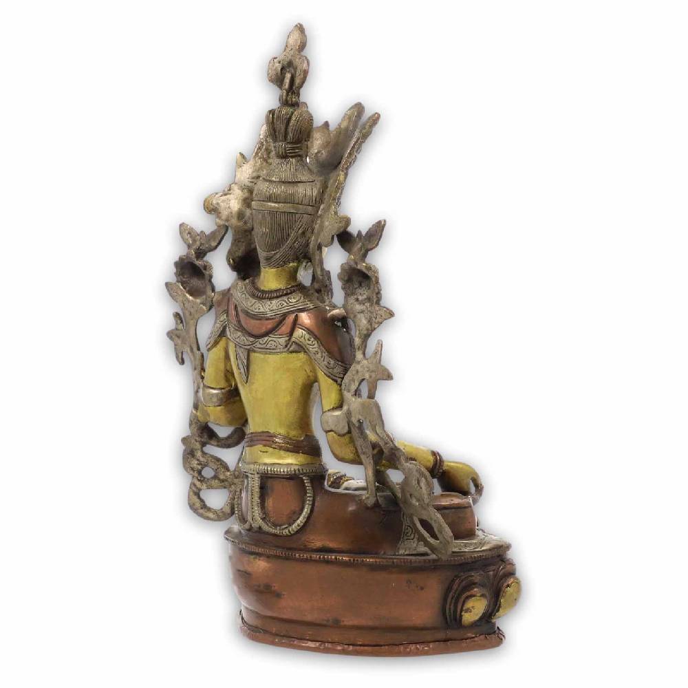 Kunst Und Magie Weise Tara Statue Skulptur Sitzend 35cm