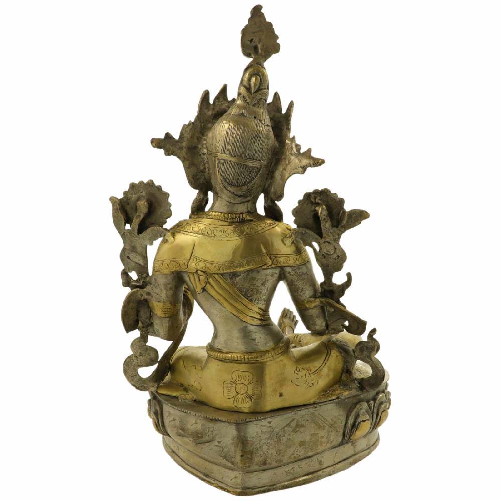Kunst Und Magie Weise Tara Statue Skulptur Sitzend 47 Cm