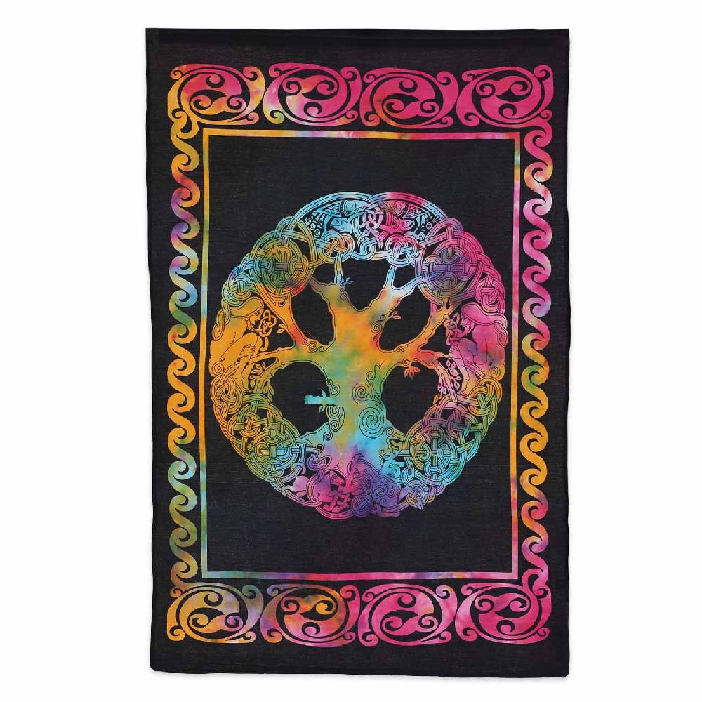 Kunst Und Magie Weltenbaum Lebensbaum Poster Wandbehang Celtic Tree Of Life Ca. 110 X 70 Cm