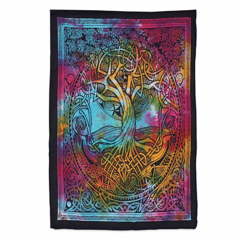 Kunst Und Magie Weltenbaum Lebensbaum Poster Wandbehang Celtic Tree of Life ca. 110 x 70 cm