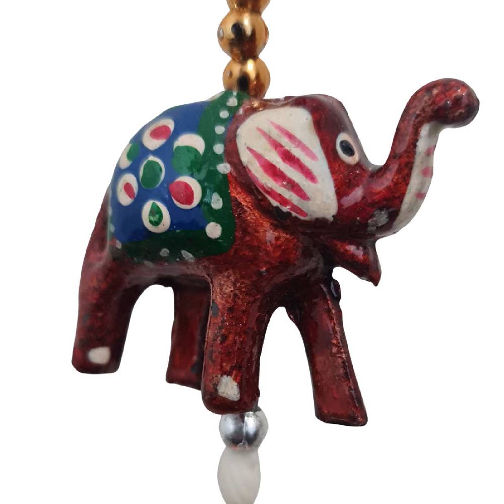 Kunst Und Magie Windspiel Indisches Elefanten Mobile Mit Glocke Dekoration Girlande