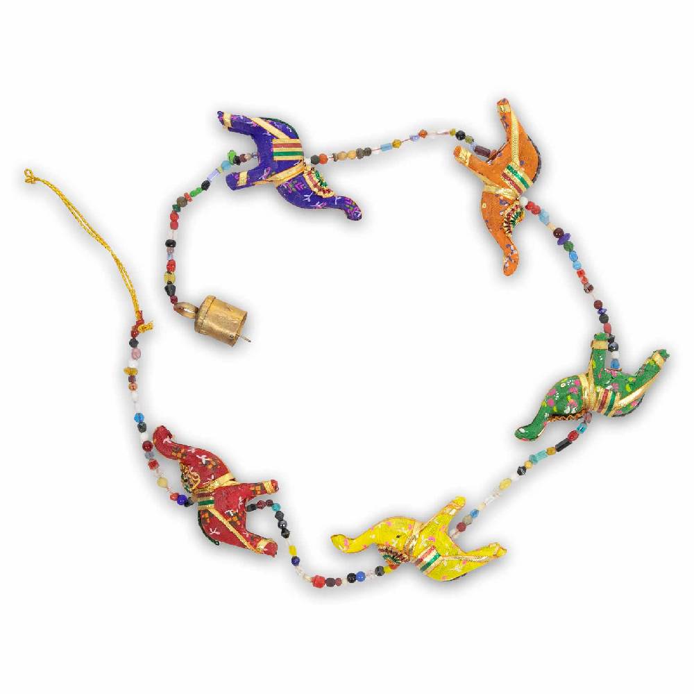 Kunst Und Magie Windspiel Indisches Elefanten Mobile Mit Glocke Dekoration