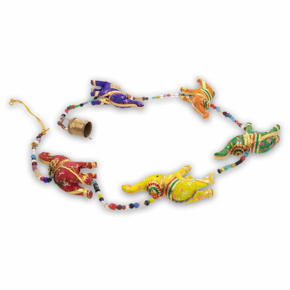 Kunst Und Magie Windspiel Indisches Elefanten Mobile Mit Glocke Dekoration