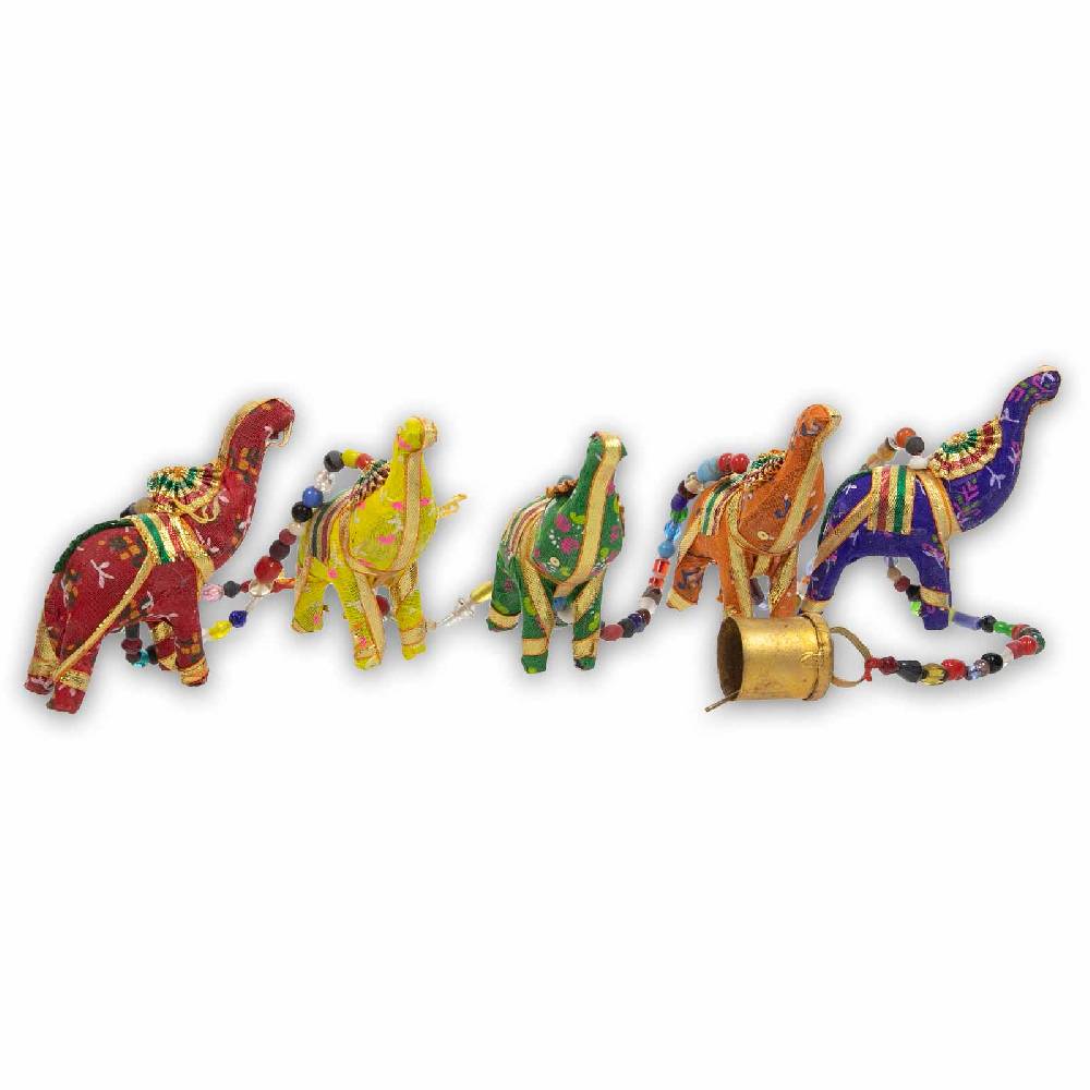 Kunst Und Magie Windspiel Indisches Elefanten Mobile Mit Glocke Dekoration