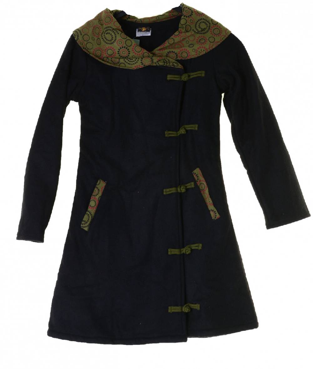 Kunst Und Magie Wollmantel Jacke Mantel Goa Psy Hippie Boho