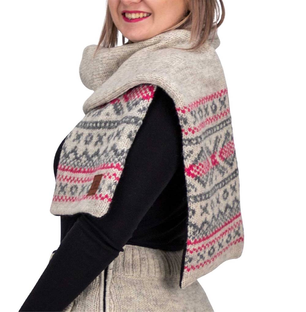 Kunst Und Magie Wollschal Damenschal Strick Schal Wolle Boho Hippie Psy Goa Fair