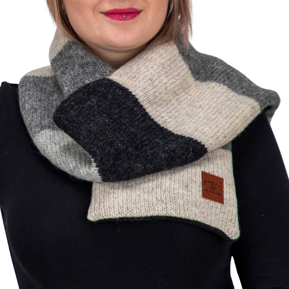 Kunst Und Magie Wollschal Damenschal Strick Schal Wolle Boho Hippie Psy Goa Fair