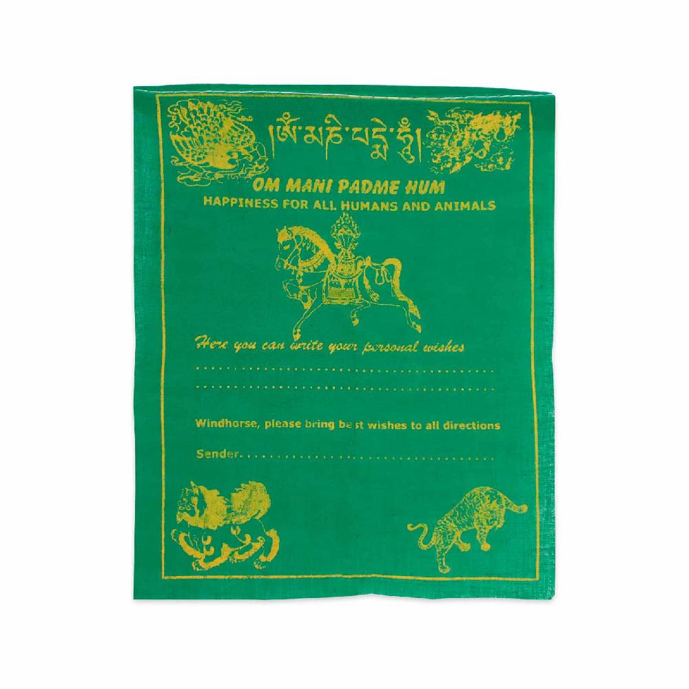 Kunst Und Magie Wunsch Fahnen Tibetische Gebetsfahnen Windhorse Wishes Prayer Flags Bunt Ca 2,4m Tibet