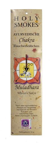 Kunst Und Magie Wurzelchakra (Muladhara) Räucherstäbchen - Holy Smokes Chakra Line Duftstäbchen
