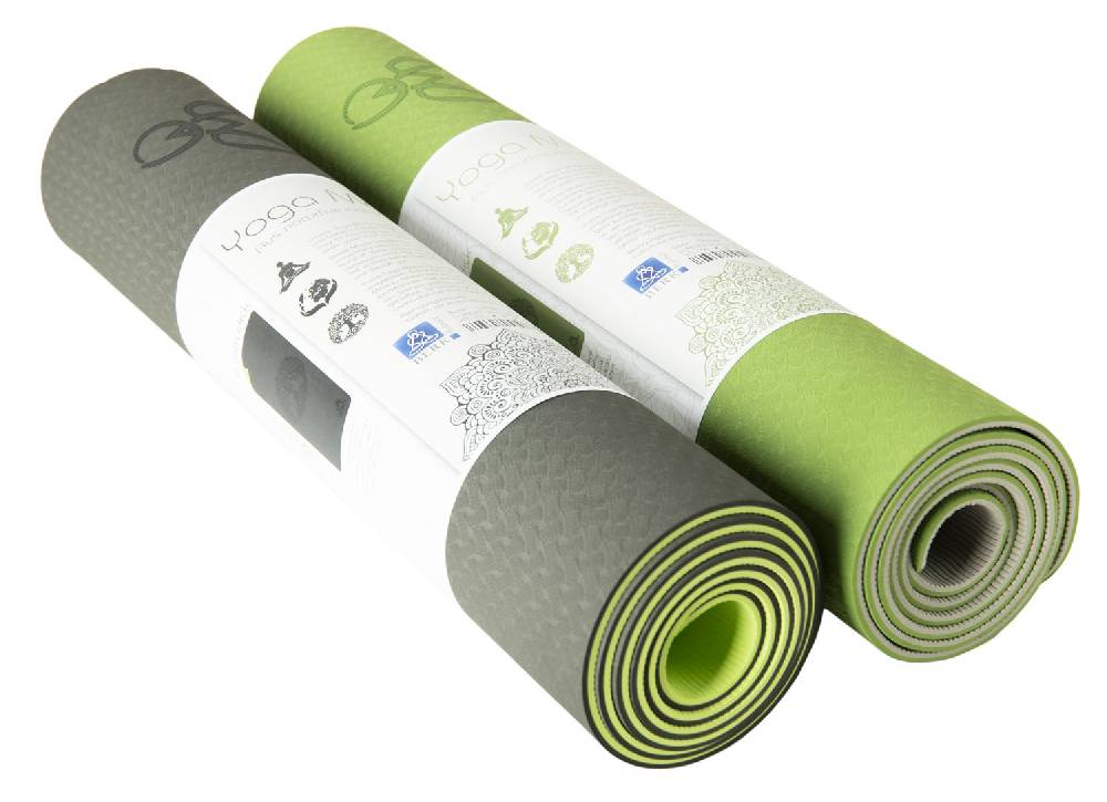Kunst Und Magie Yogamatte TPE Ecofriendly - Grün/grau Baum Des Lebens Yoga