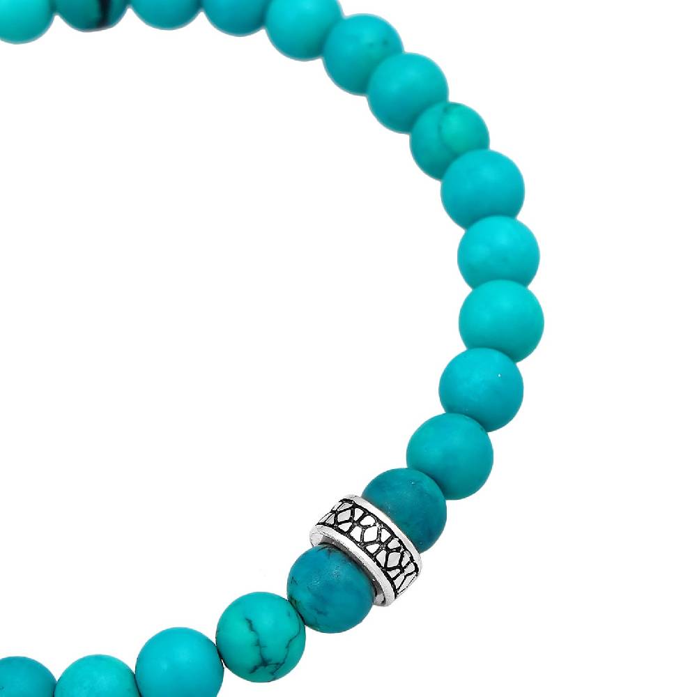 Kuzzoi Armband Bead | Howlith (Türkis)