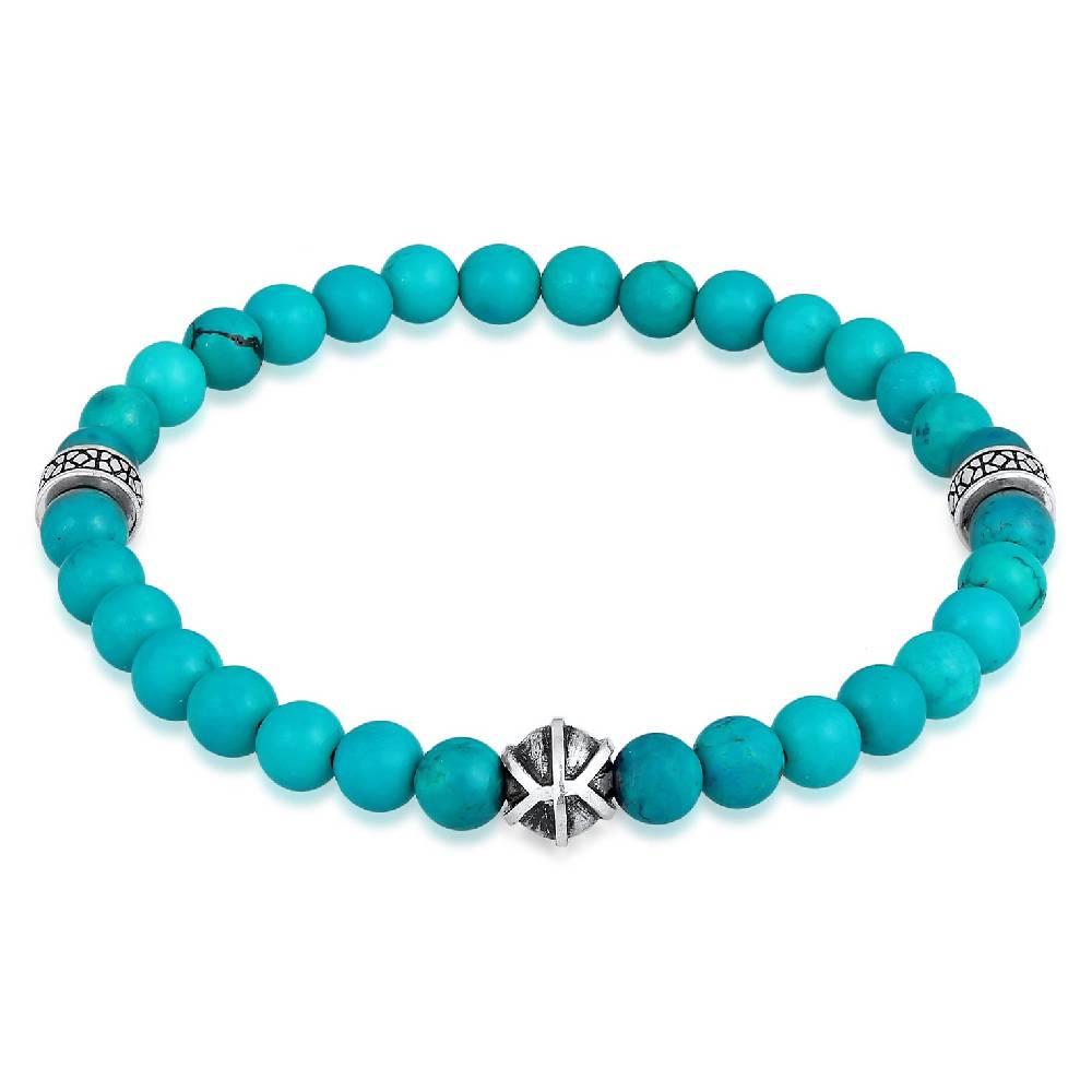 Kuzzoi Armband Bead | Howlith (Türkis)