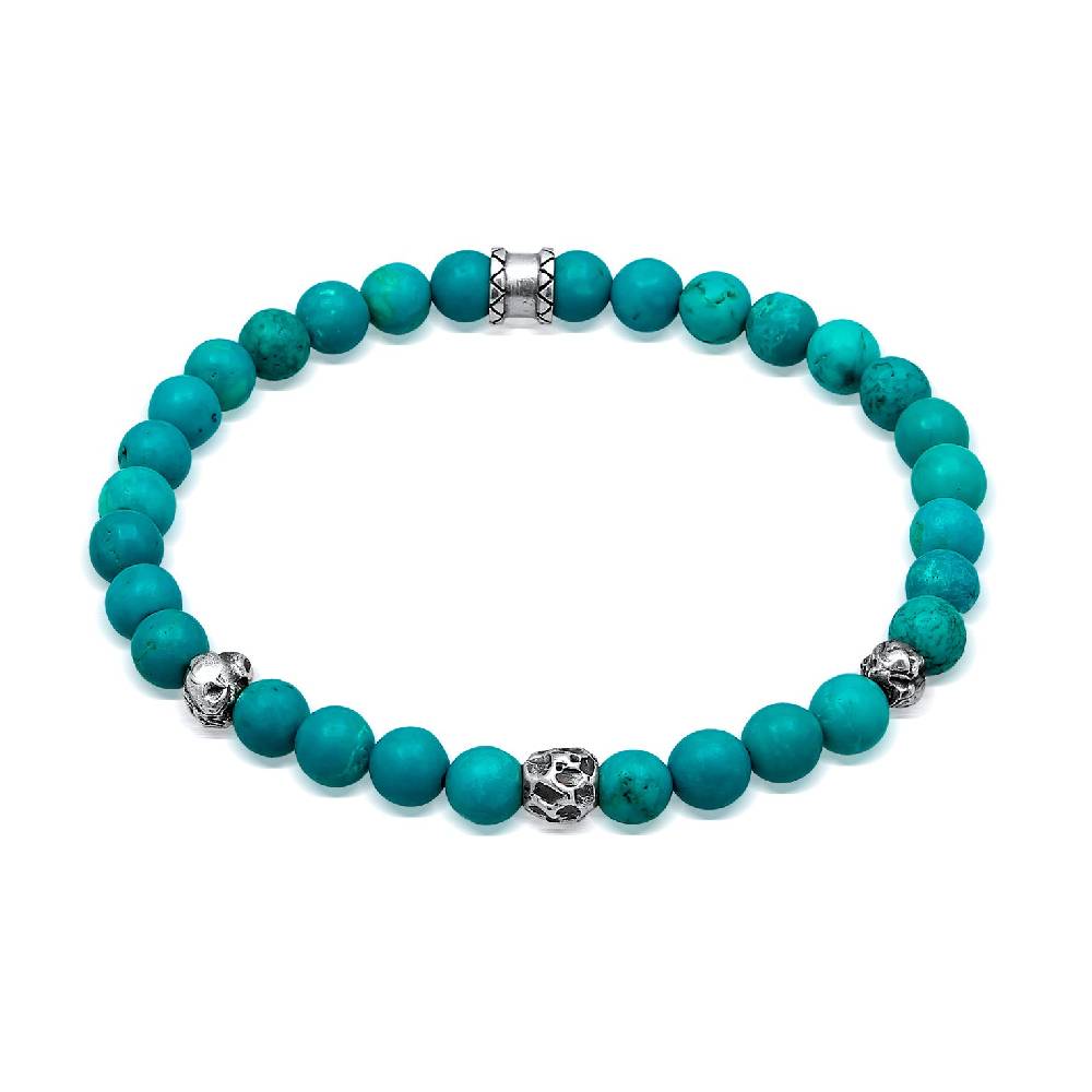 Kuzzoi Armband Beads | Howlith (Türkis)