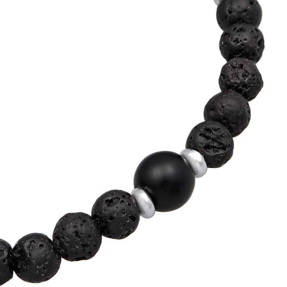 Kuzzoi Armband Beads | Lava (Schwarz)