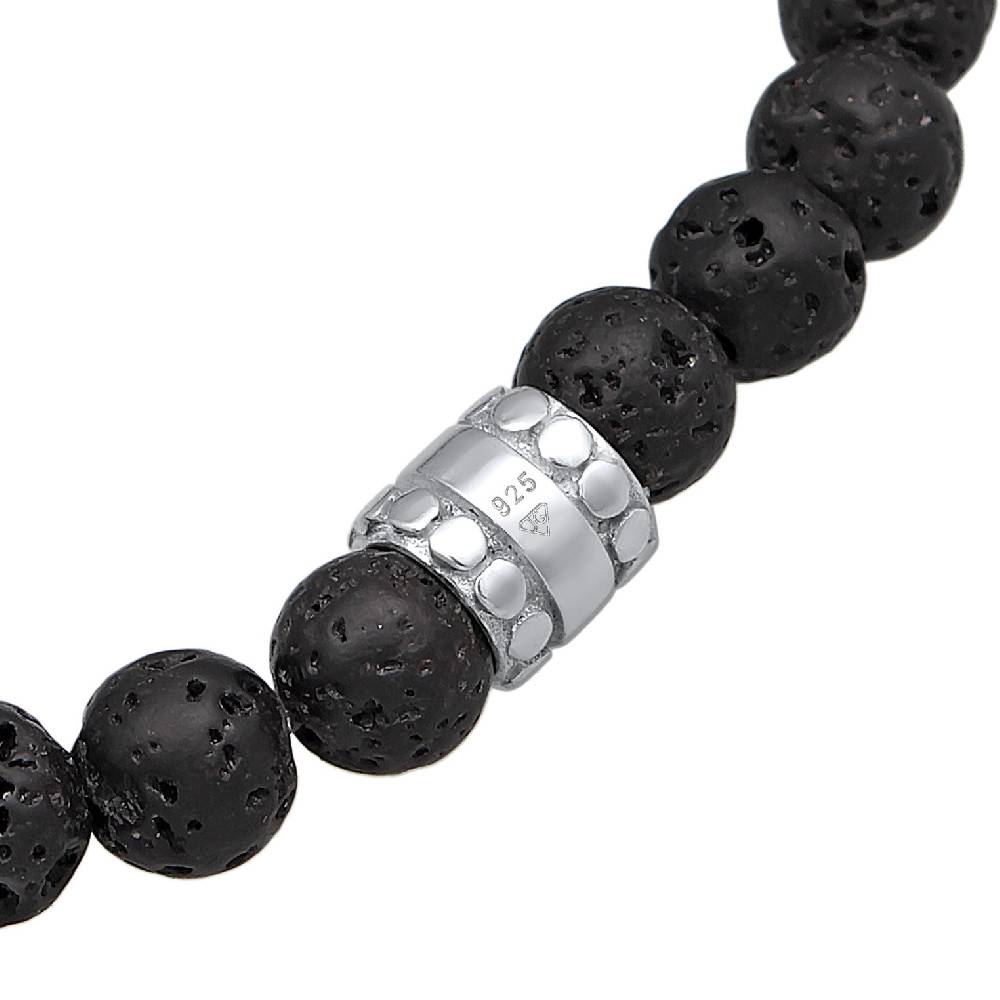 Kuzzoi Armband Beads | Lava (Schwarz)
