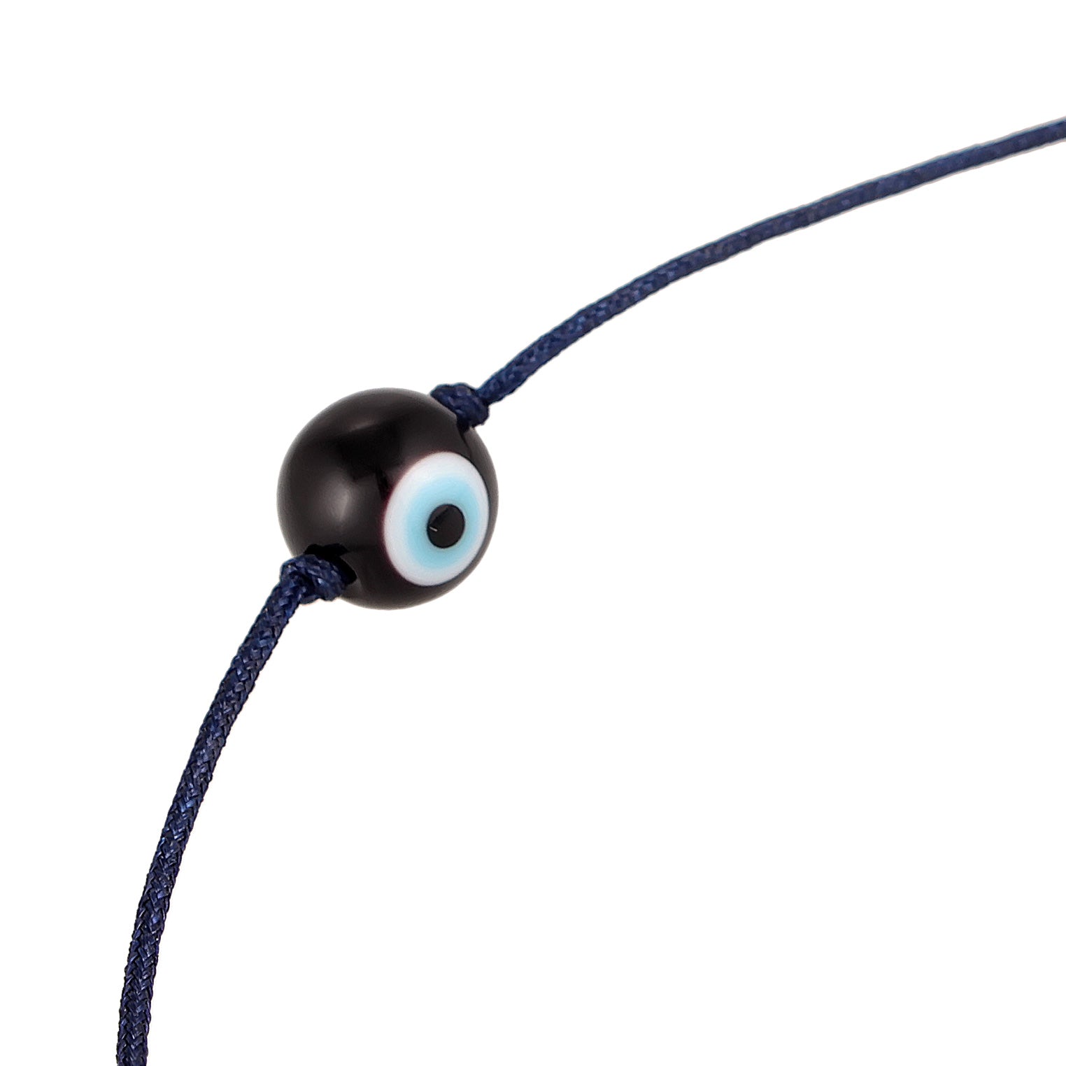 Kuzzoi Armband Evil Eye | Nylon (Blau)