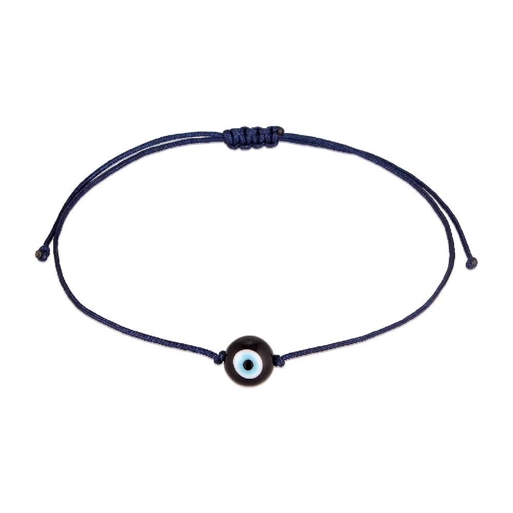 Kuzzoi Armband Evil Eye | Nylon (Blau)