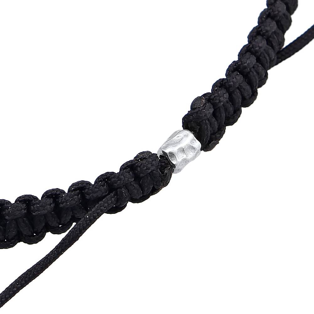 Kuzzoi Armband Evil Eye | Nylon (Schwarz)