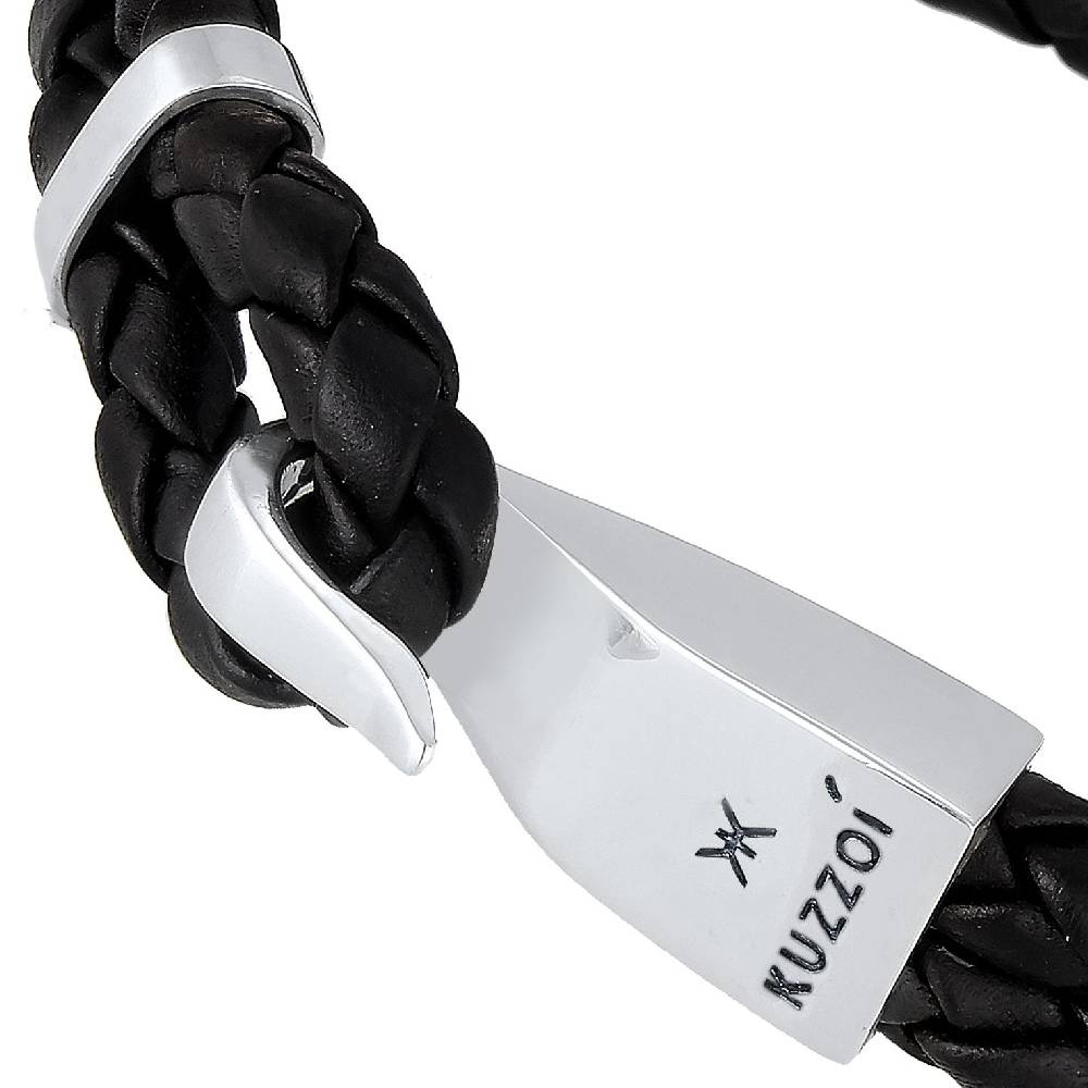 Kuzzoi Armband Haken Verschluss | Leder