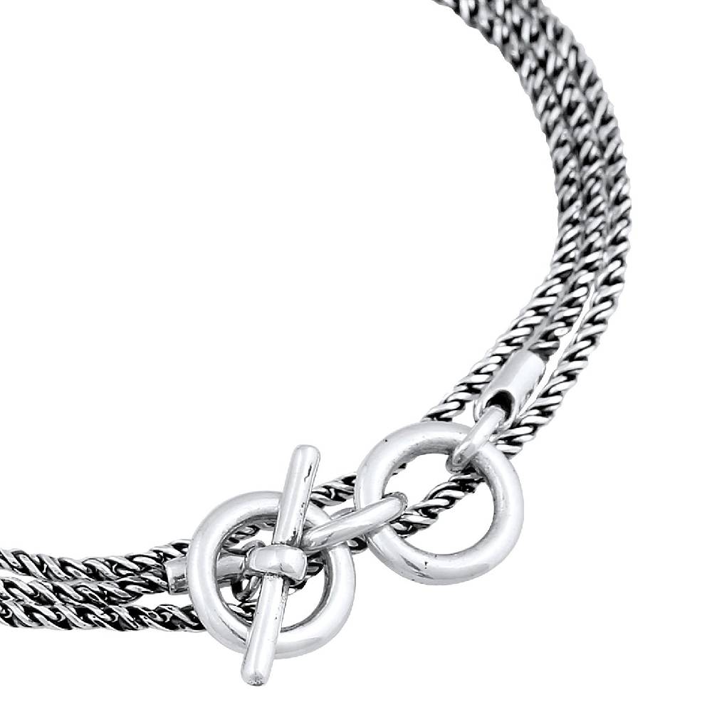 Kuzzoi Armband Kordelkette T-Bar