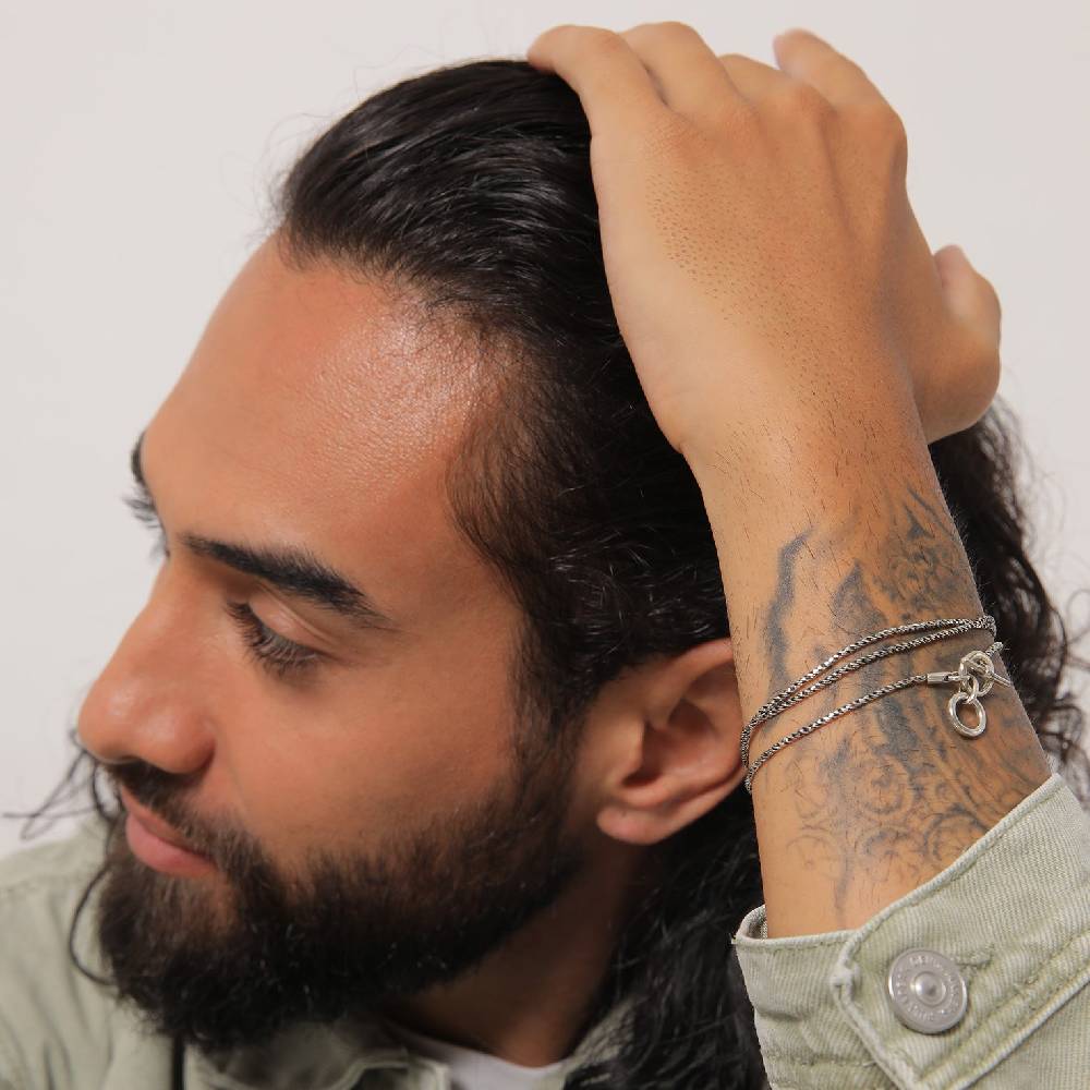 Kuzzoi Armband Kordelkette T-Bar