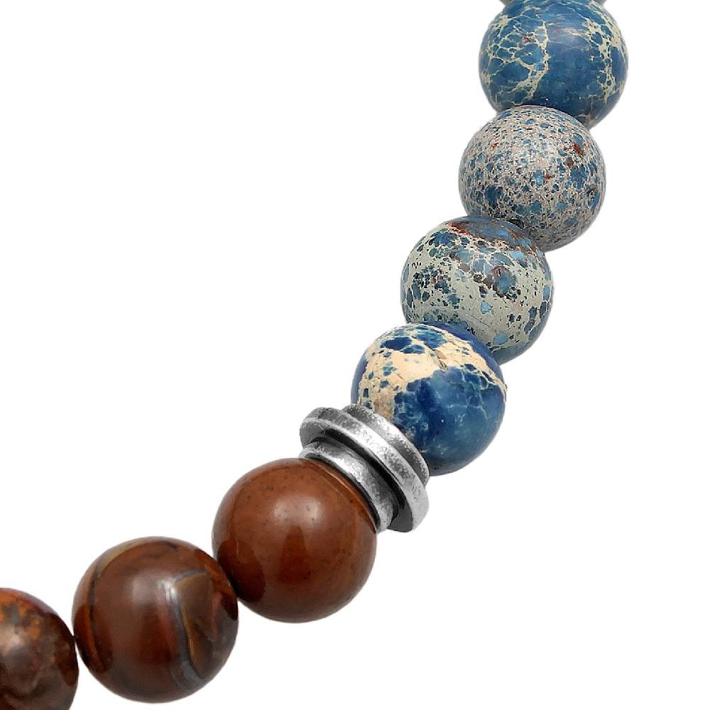 Kuzzoi Armband Kugeln | Achat, Tigerauge