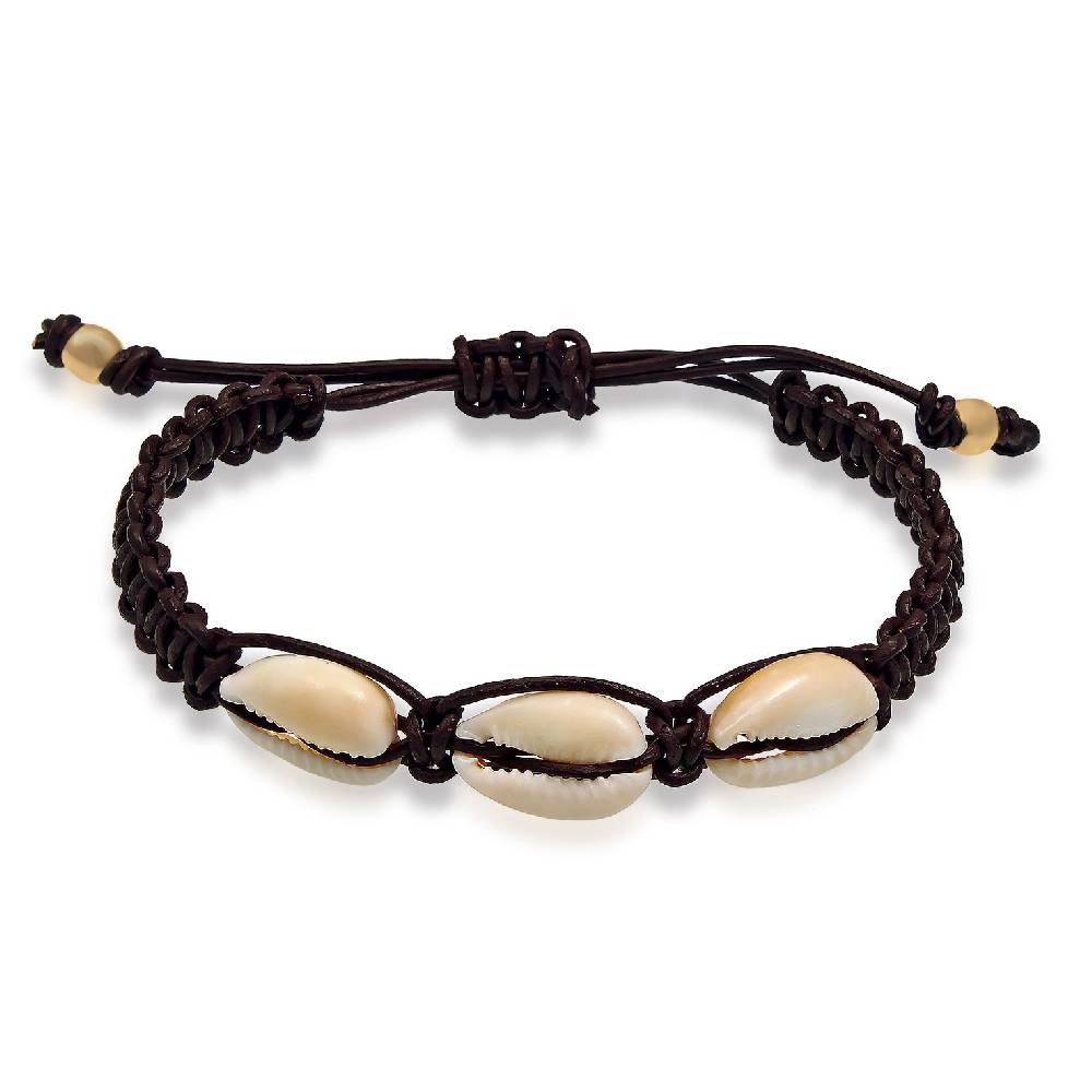 Kuzzoi Armband Muschel | Leder