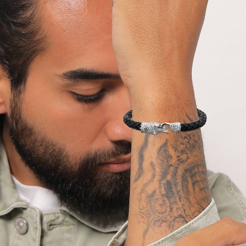 Kuzzoi Armband Schlange | Leder