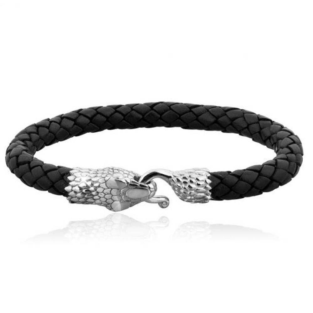 Kuzzoi Armband Schlange | Leder