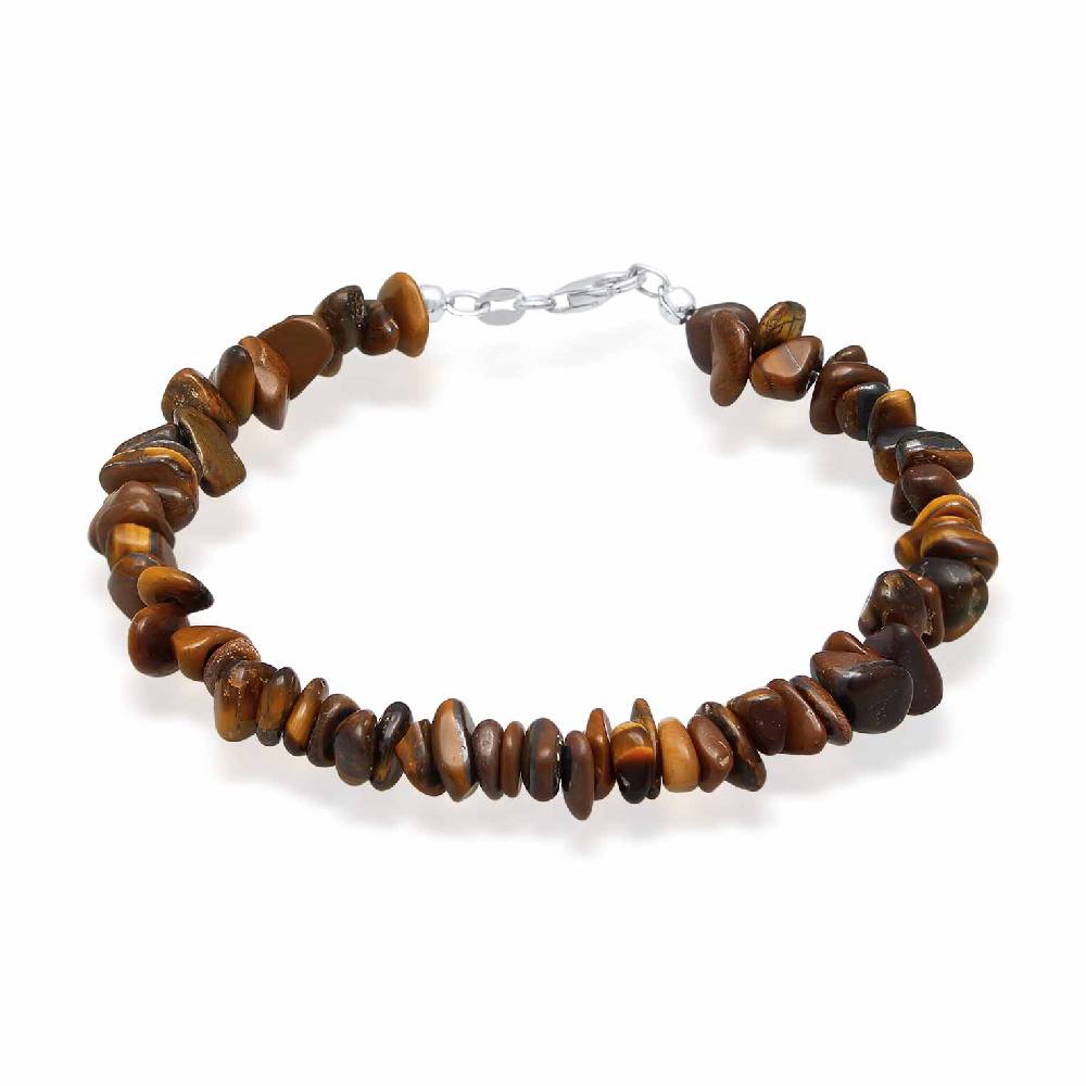 Kuzzoi Armband Splitter Natur | Tigerauge Edelsteine