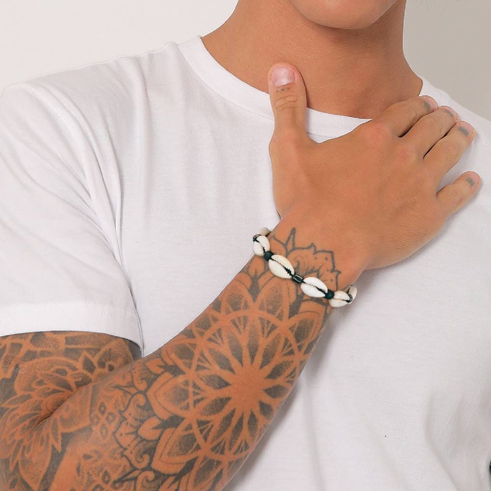 Kuzzoi Armband Surfer Style | Kauri Muscheln