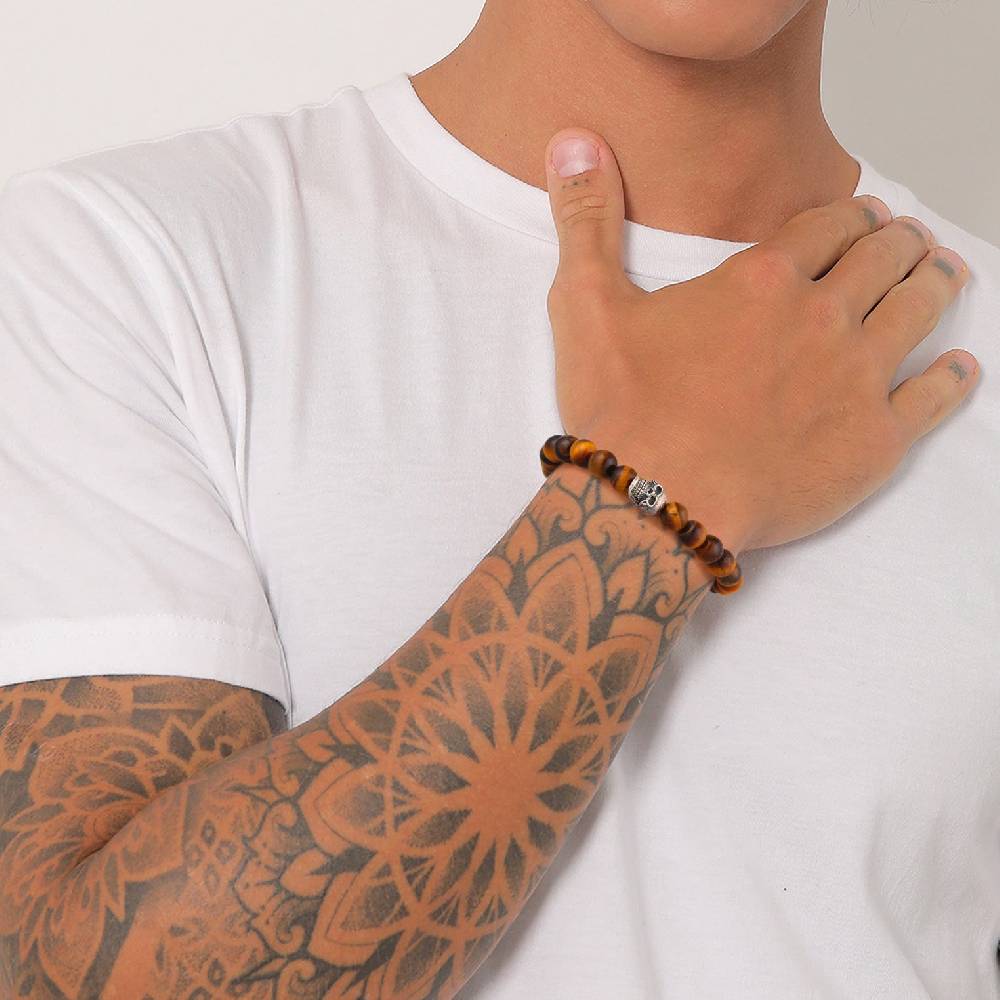 Kuzzoi Armband Totenkopf Beads