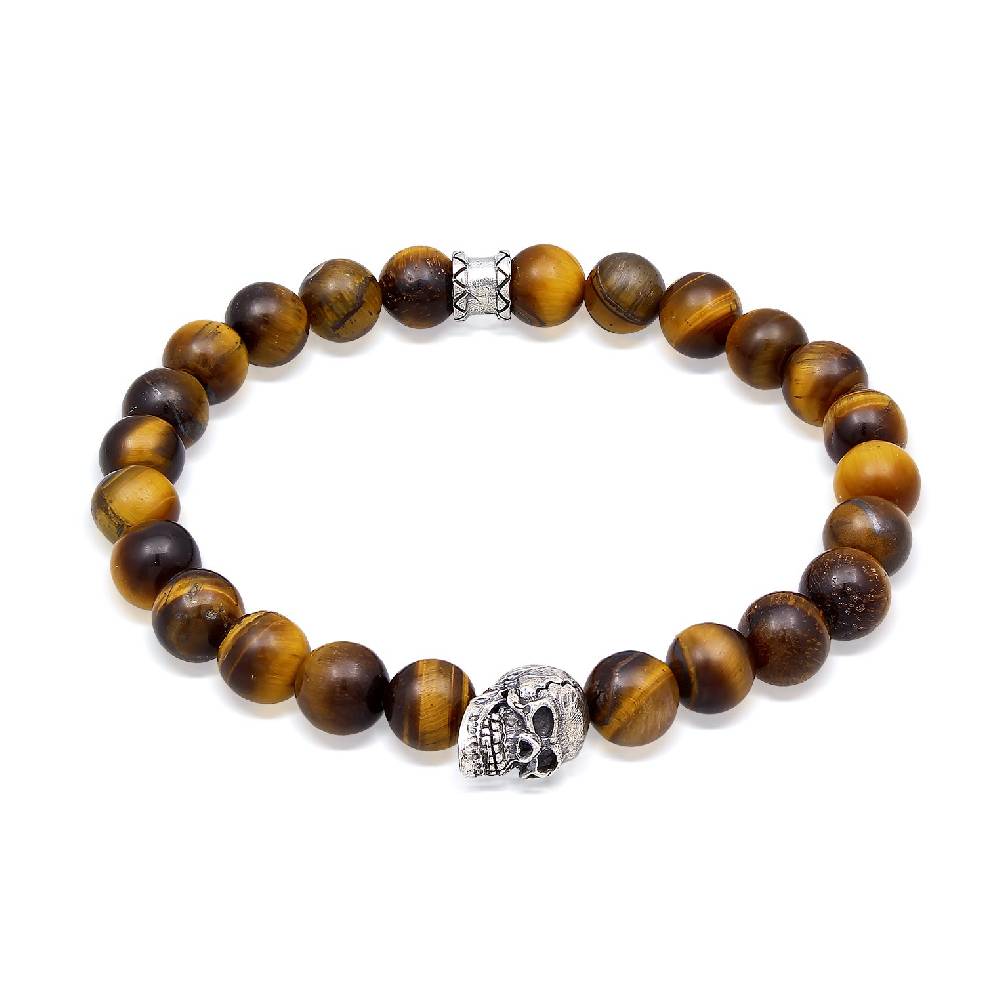 Kuzzoi Armband Totenkopf Beads