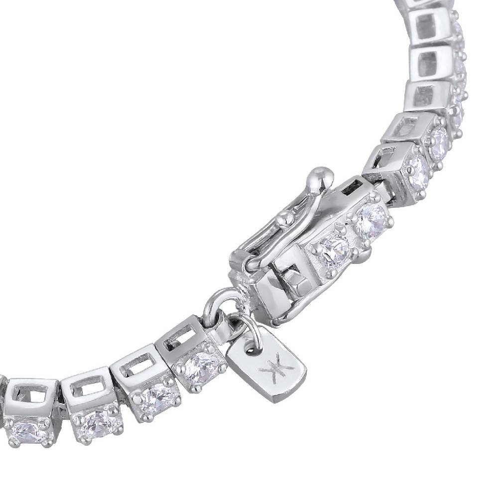 Kuzzoi Armband | Zirkonia Rund